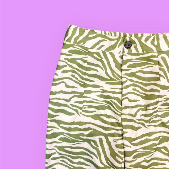 Zebra flared pants Alice In Vintage