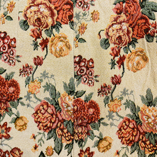 Flower dress broccato 90s Alice In Vintage