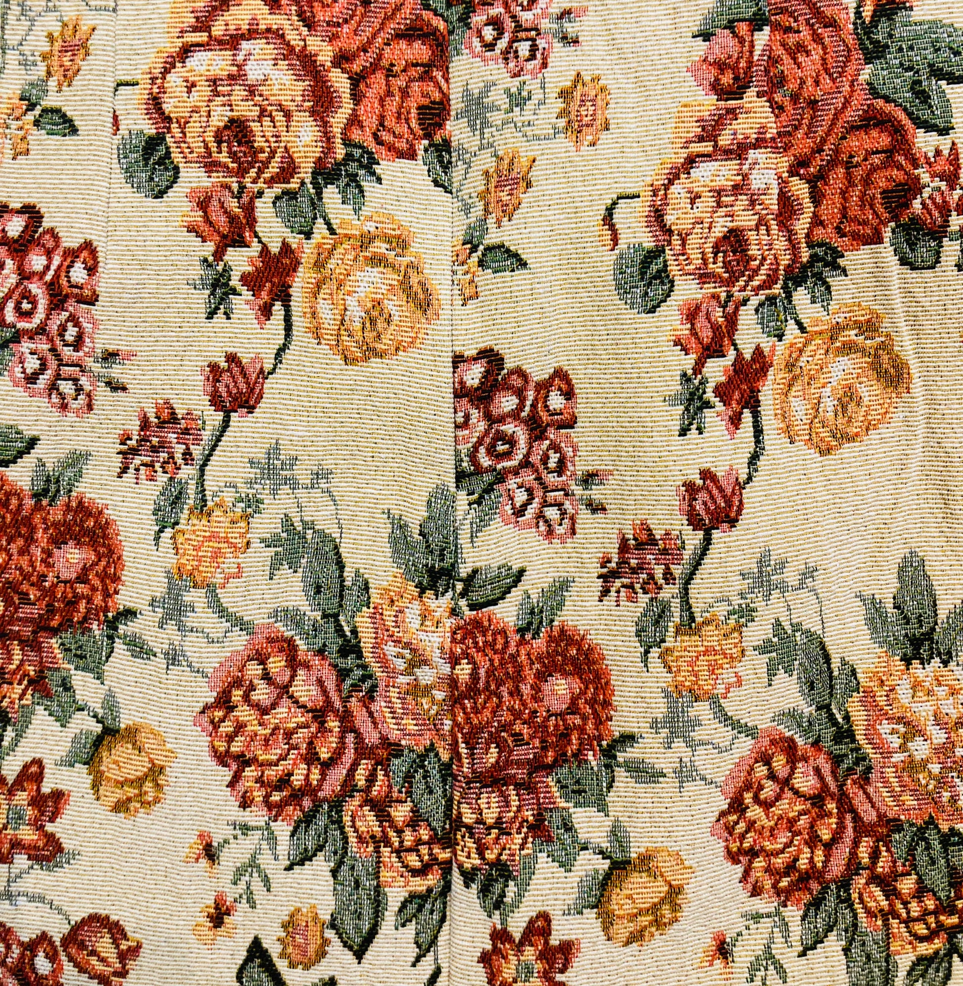 Flower dress broccato 90s Alice In Vintage